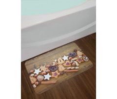 Cakes and Sweets in Frosting Bath Mat