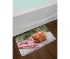 Bundles of Biscuits Tied Bath Mat