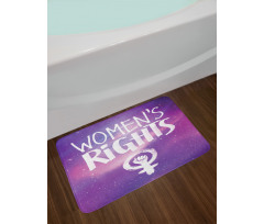 Womens Rights and Fist Bath Mat