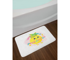 Summer with Eyes Bath Mat