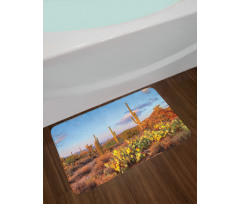 Cacti in Sonoran Desert Bath Mat