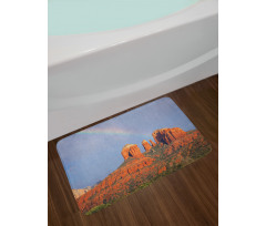 Rainbow Above Grand Canyon Bath Mat