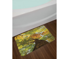 Autumn Tree of Nature Photo Bath Mat