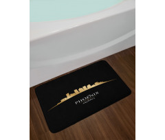 Skyscrapers and Buildings Bath Mat