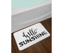 Warm Season Words Bath Mat