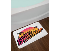 Sixties Style Colors Bath Mat