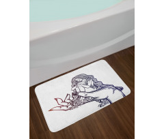 Fairytale on a Human Hand Bath Mat