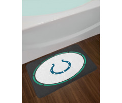 Horseshoe Wild West Luck Bath Mat