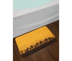 Cowboys Sitting on the Fence Bath Mat