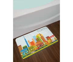 Unique Architecture Tourism Bath Mat