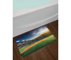 Game Thrill Stadium Photo Bath Mat