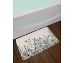 Wildflower Botanical Country Bath Mat