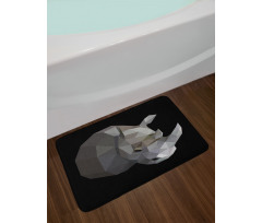 Animal with an Angular Design Bath Mat