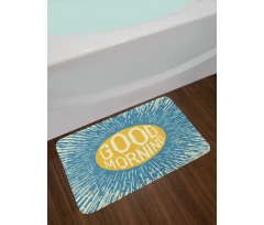 Inspirational Morning Bath Mat