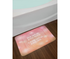 Pastel Colored Bokeh Effect Bath Mat