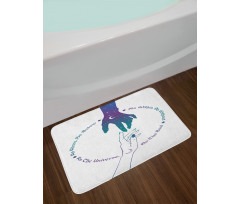 Mystical Messages Bath Mat