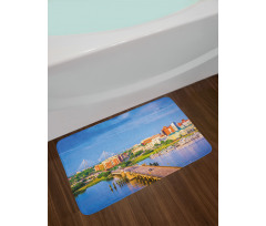 Spring Morning Scene Bath Mat