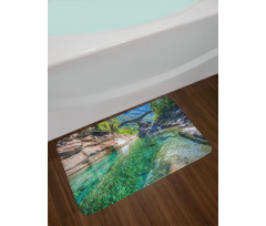 Double Arched Bridge Bath Mat