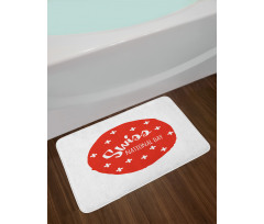 National Day Monochrome Bath Mat