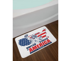 Liberty NYC USA Bath Mat