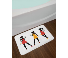 Girls Party Bath Mat