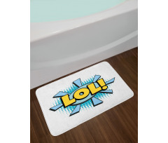 Comic Word Exclamation Mark Bath Mat