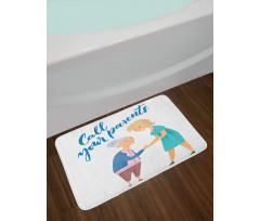 Woman and Mother Design Bath Mat