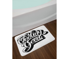 Vintage Hipster Bath Mat