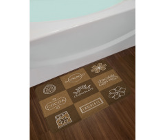 Cocoa Chocolate Bath Mat