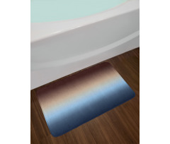 Gradual Color Change Modern Bath Mat