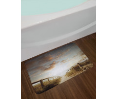 Walkway Tranquil Dusk Bath Mat