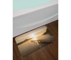 Ibiza Sunrise Spain Bath Mat