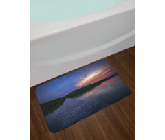 Sunset Scene Thailand Bath Mat