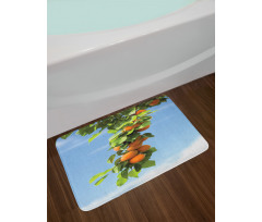 Succulent Apricots on Tree Bath Mat