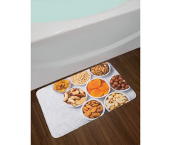 Savory Nuts and Dried Fruit Bath Mat