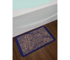 Lace Look Style in Square Bath Mat