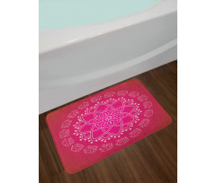 Ombre Elephant Ring Flower Bath Mat