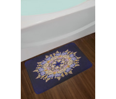 Vintage Floral Rococo Style Bath Mat