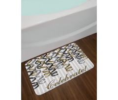 Celebrate Curling Ribbon Bath Mat