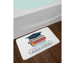 Education Inspirational Bath Mat