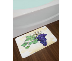 Concorde Fruits with Leaves Bath Mat