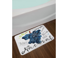 Juicy Organic Natural Fresh Bath Mat