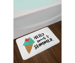 Cherry Top Ice Cream Bath Mat