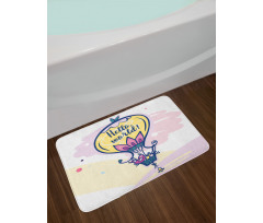 Balloon and Bird Eggs Bath Mat