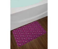 Jellyfish Paint Drops Bath Mat