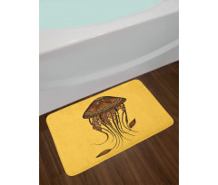 Abstract Jellyfish Bath Mat