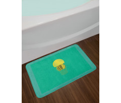 Simplistic Flat Organism Bath Mat