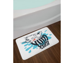 Licking Kitten Yum Yum Bath Mat