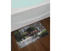 Floral Cozy House Garden Art Bath Mat