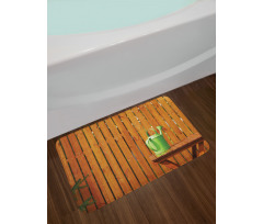 Watering Pot Garden Table Bath Mat